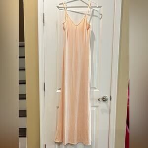 NWOT Portia & Scarlett Size 4 nude underlay maxi dress